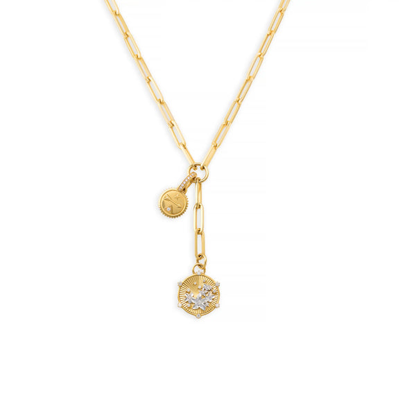 Resilience - Dream | Blossoms Small Clip Extension Necklace | Diamonds, Mixed Gold