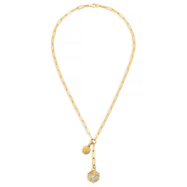Resilience - Dream | Blossoms Small Clip Extension Necklace | Diamonds, Mixed Gold