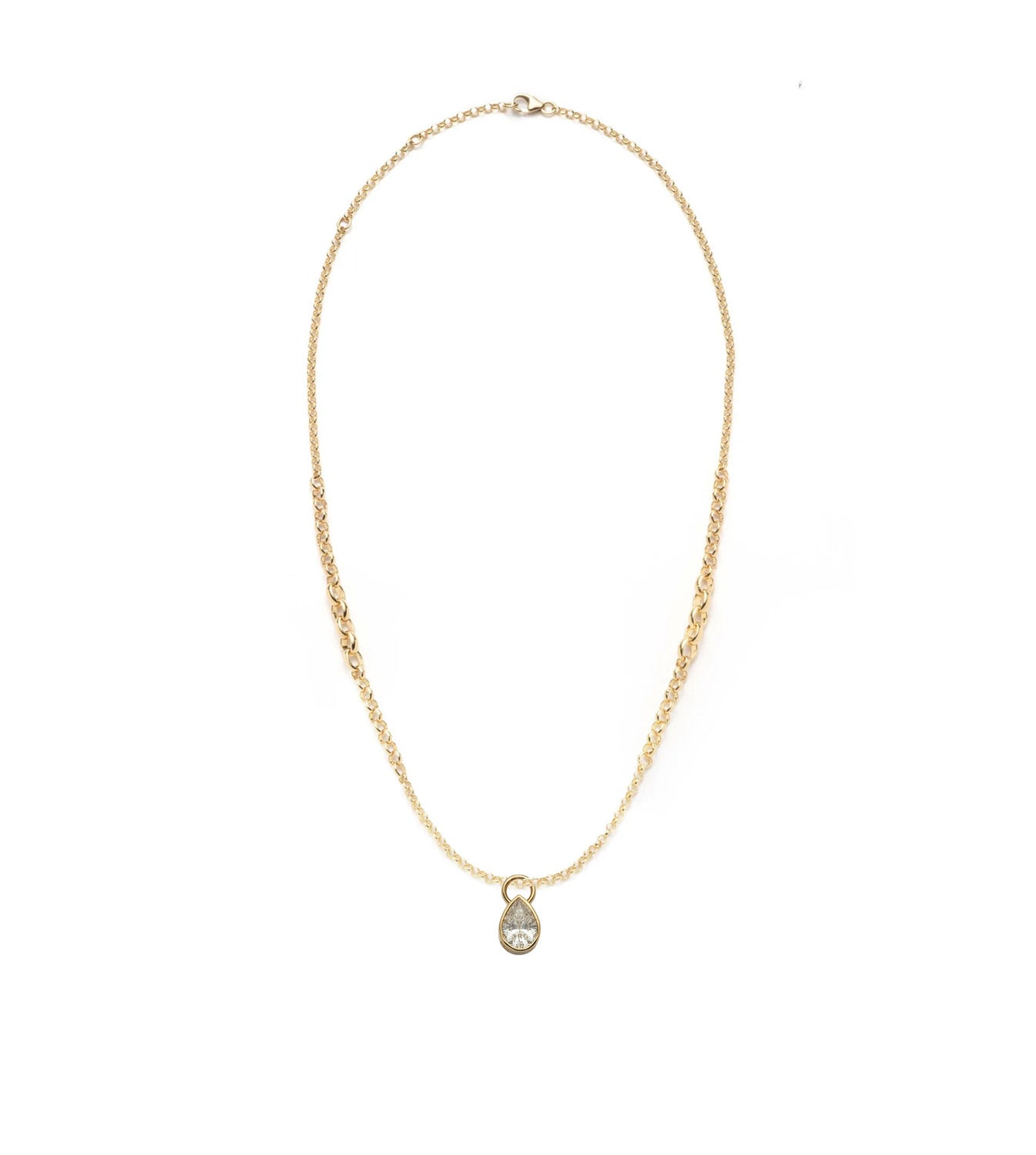 Forever & Always a Pair Diamond : Small Graduating Belcher Chain Necklace