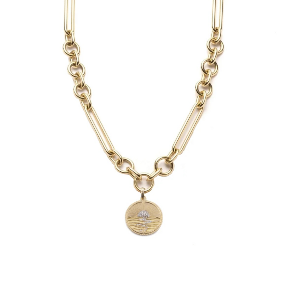 New Beginnings - Internal Compass : Oversized Mixed Clip Necklace view 1