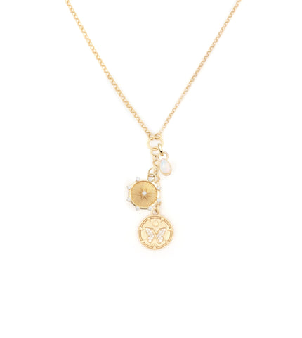Reverie, Spark and Forever & Always a Pair : Small Mixed Belcher Extension Chain Necklace