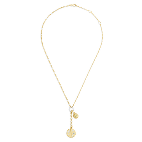 Foundation - Resilience| Blossoms and Birthday Starstone Small Mixed Belcher Extension Necklace | Multi-Stone, 18K Yellow Gold