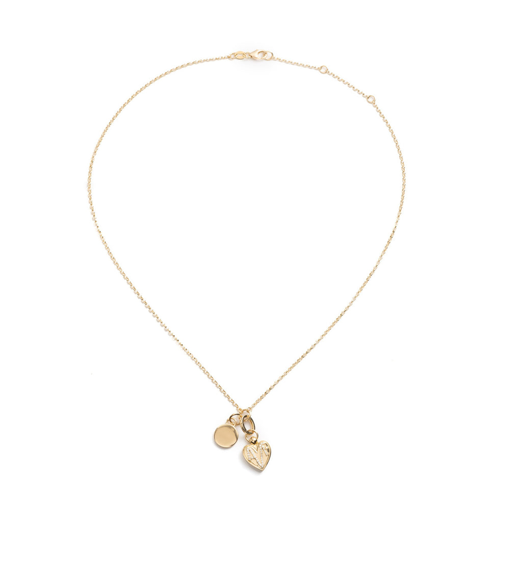 18K Yellow Gold Custom & Amate : Fine Belcher Stationary Necklace – FoundRae