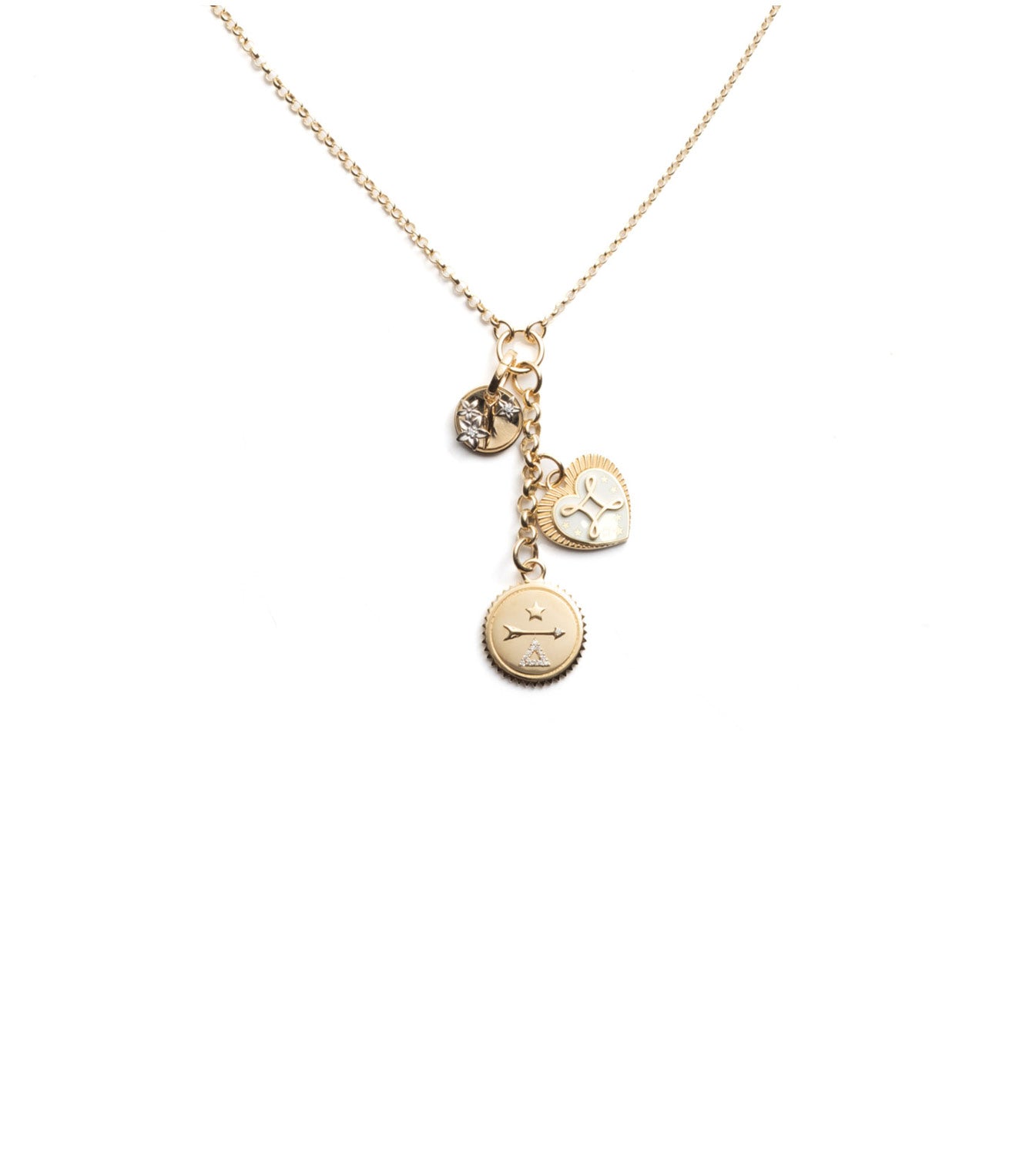 Dream, True Love & Resilience : Small Mixed Belcher Extension Necklace