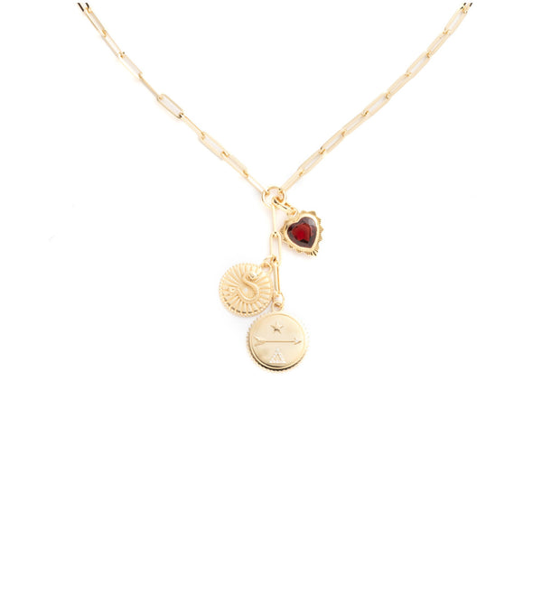 Foundrae Green Prasiolite Heart Love Mini Medallion Drop Necklace -  Necklaces - Broken English Jewelry – Broken English Jewelry