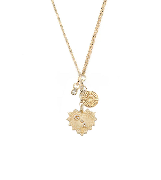 FOUNDRAE Infinity, Karma & Amate 18-karat gold diamond necklace |  NET-A-PORTER