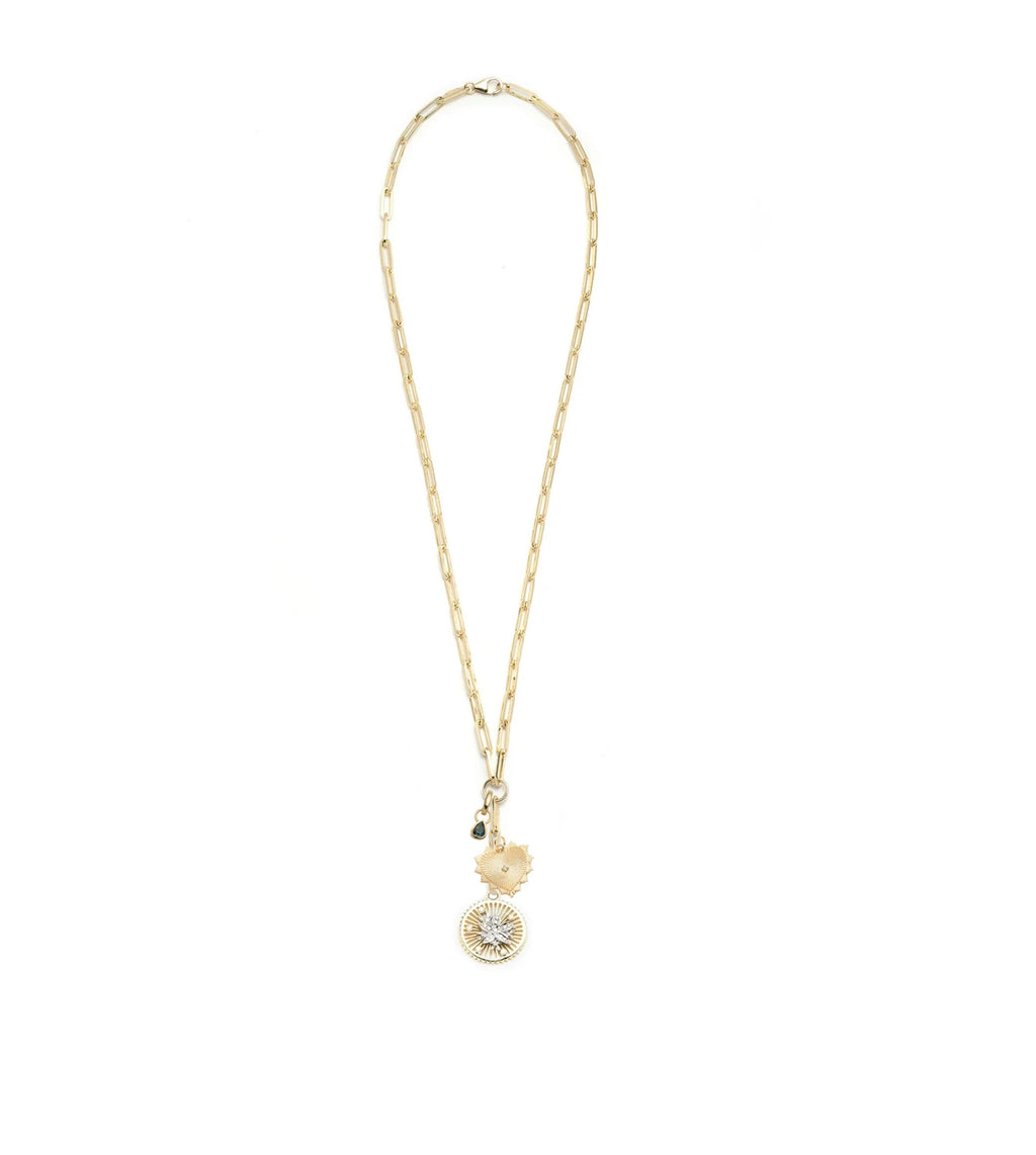 Resilience, Radiating Heart & Forever & Always a Pair : Classic Fob Extension Necklace view 2