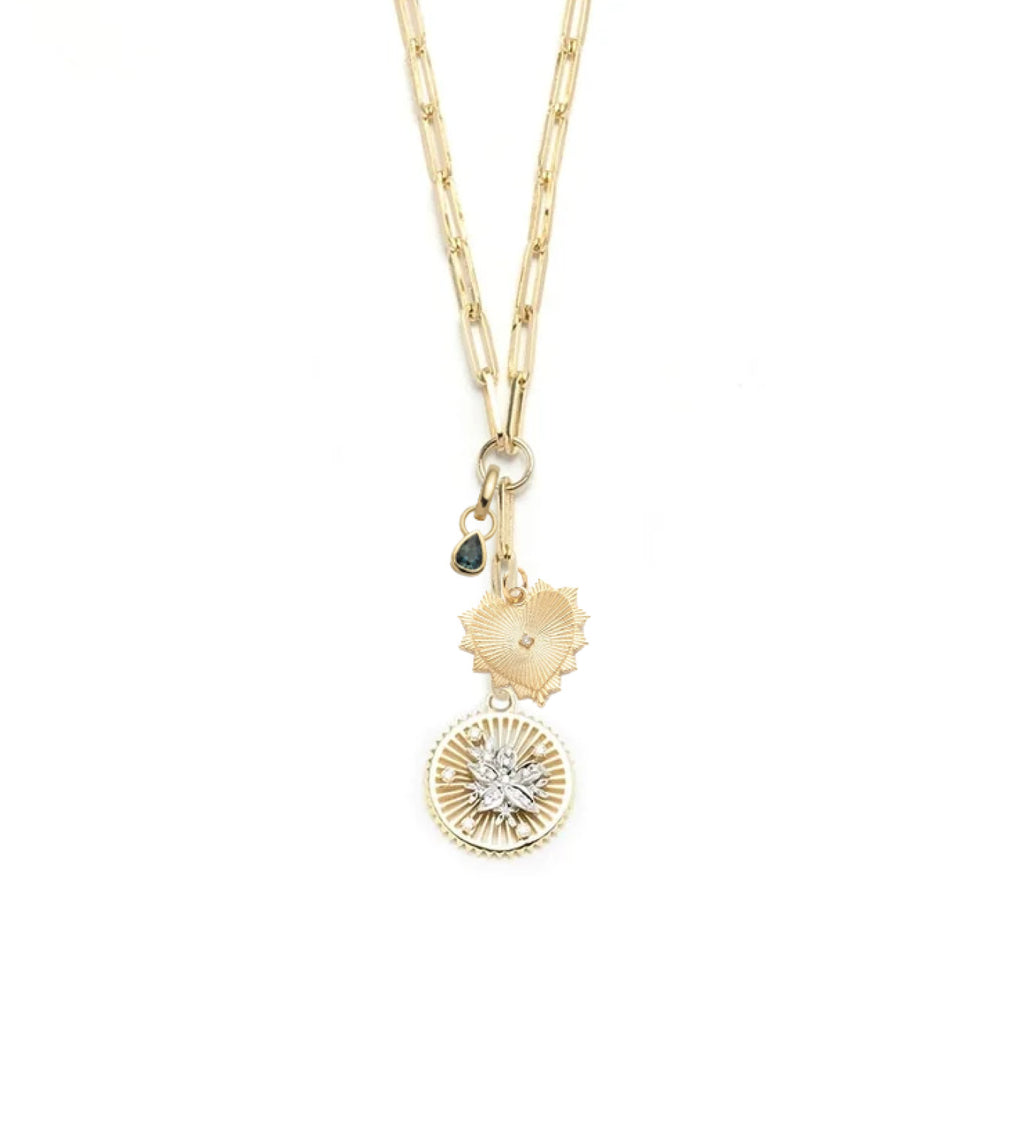 Resilience, Radiating Heart & Forever & Always a Pair : Classic Fob Extension Necklace view 1