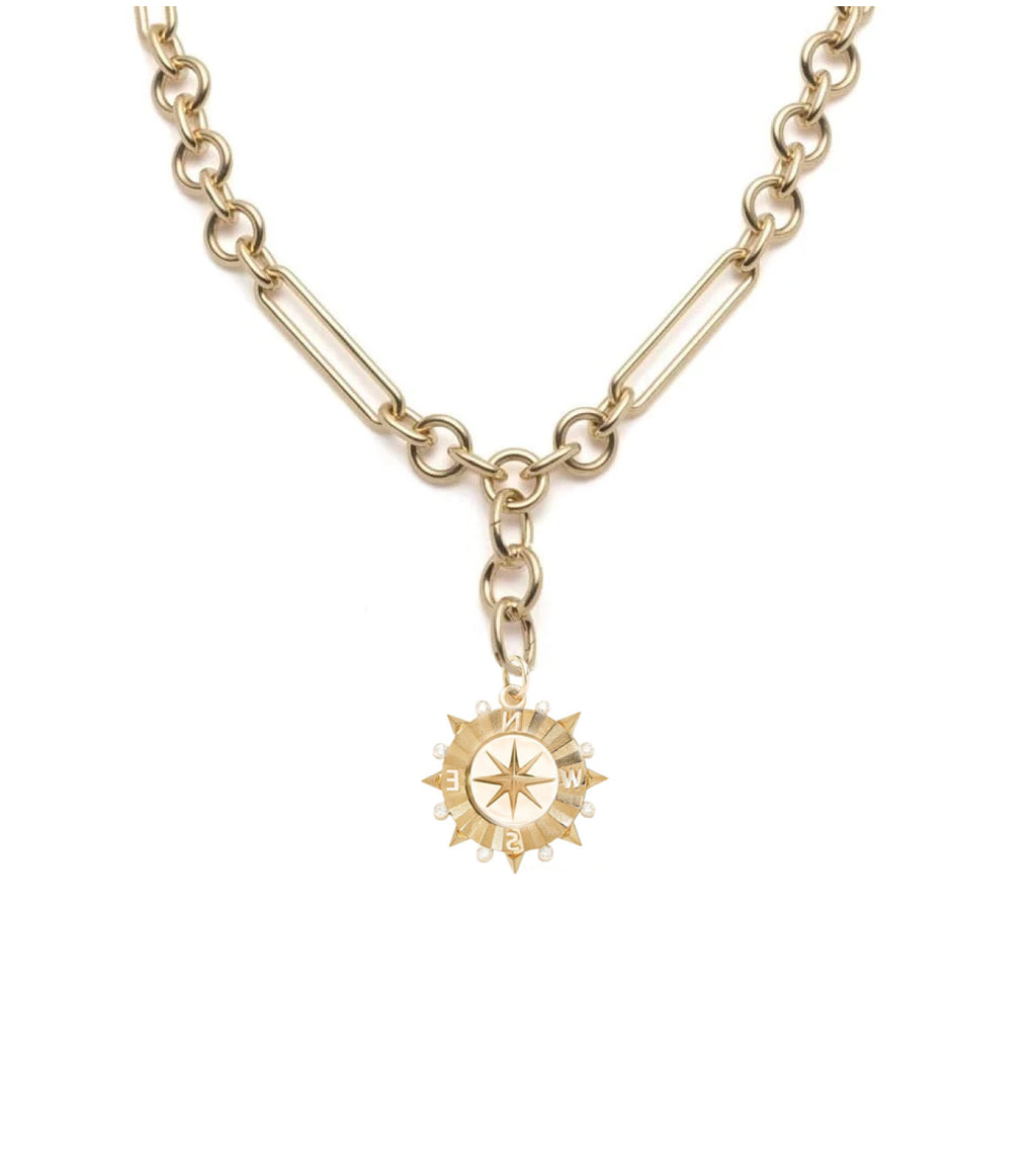 Internal Compass : Midsize Mixed Clip Extension Necklace view 1