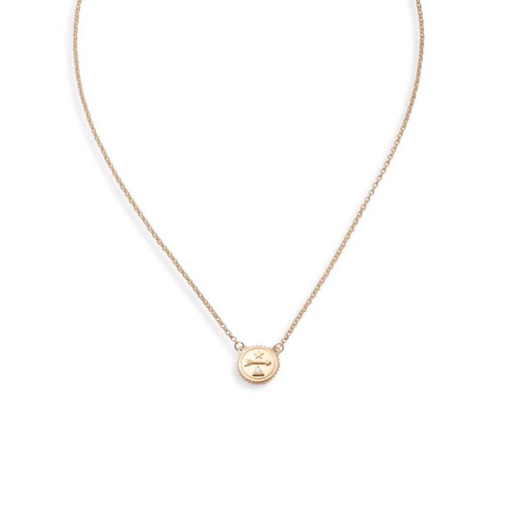 18K Yellow Gold Dream : Mini Stationary Necklace – FoundRae view 1