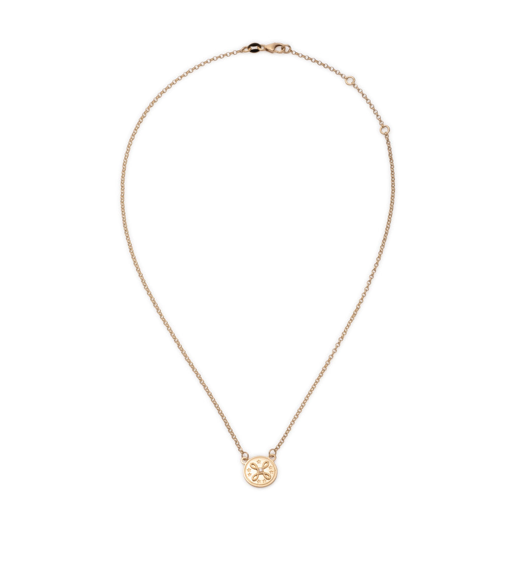 18K Yellow Gold True Love : Miniature Stationary Necklace – FoundRae