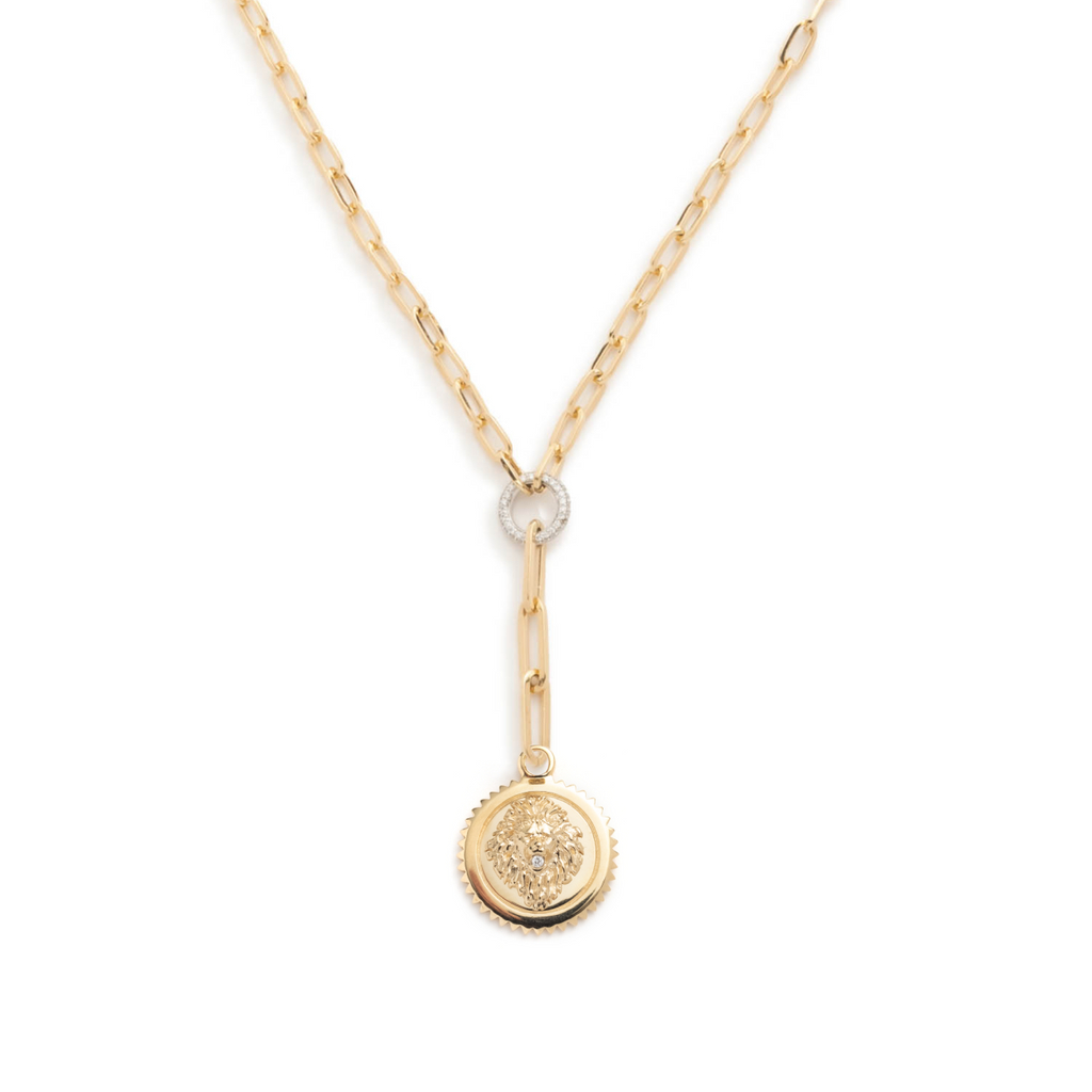 18K Yellow Gold Strength : Refined Clip Extension Chain Necklace – FoundRae view 5