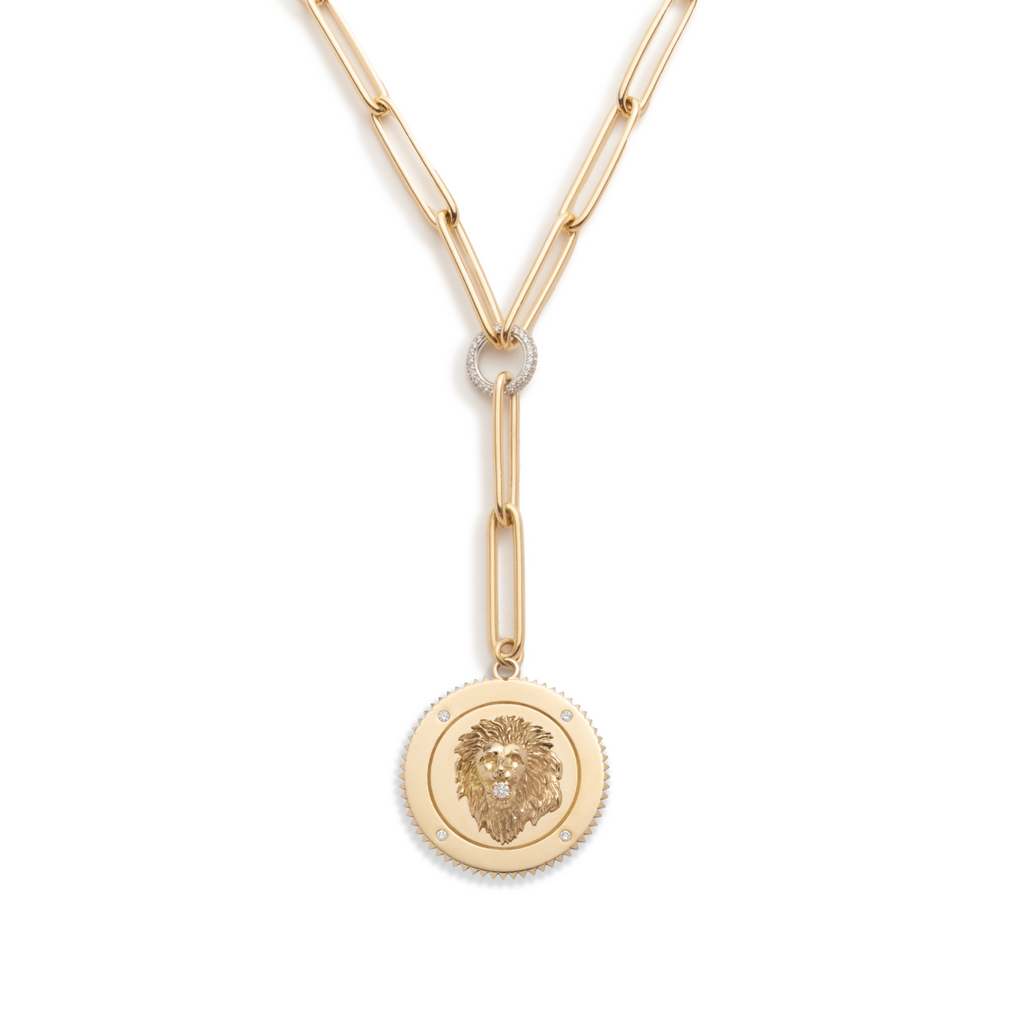 18K Yellow Gold Strength : Extended Clip Extension Chain Necklace – FoundRae view 4