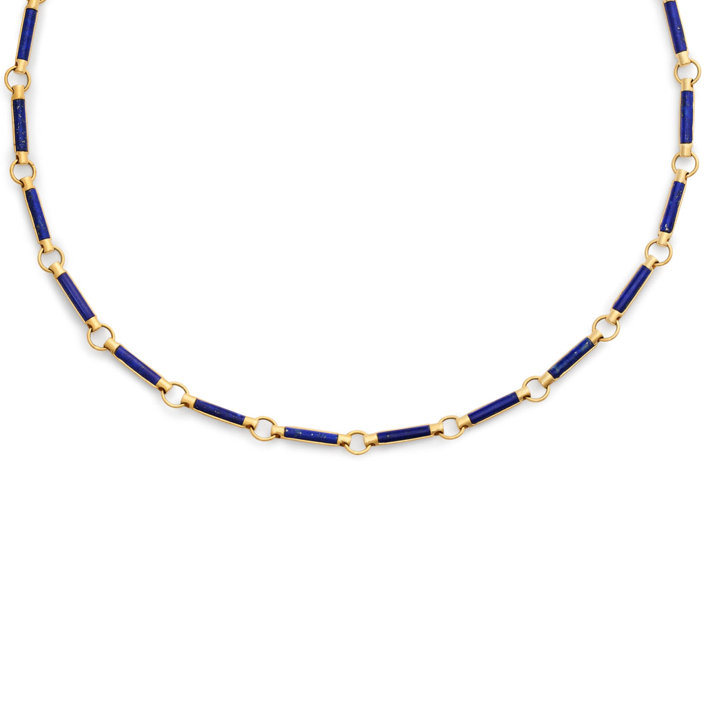 Element | Element Chain | Lapis, Yellow Gold view 1