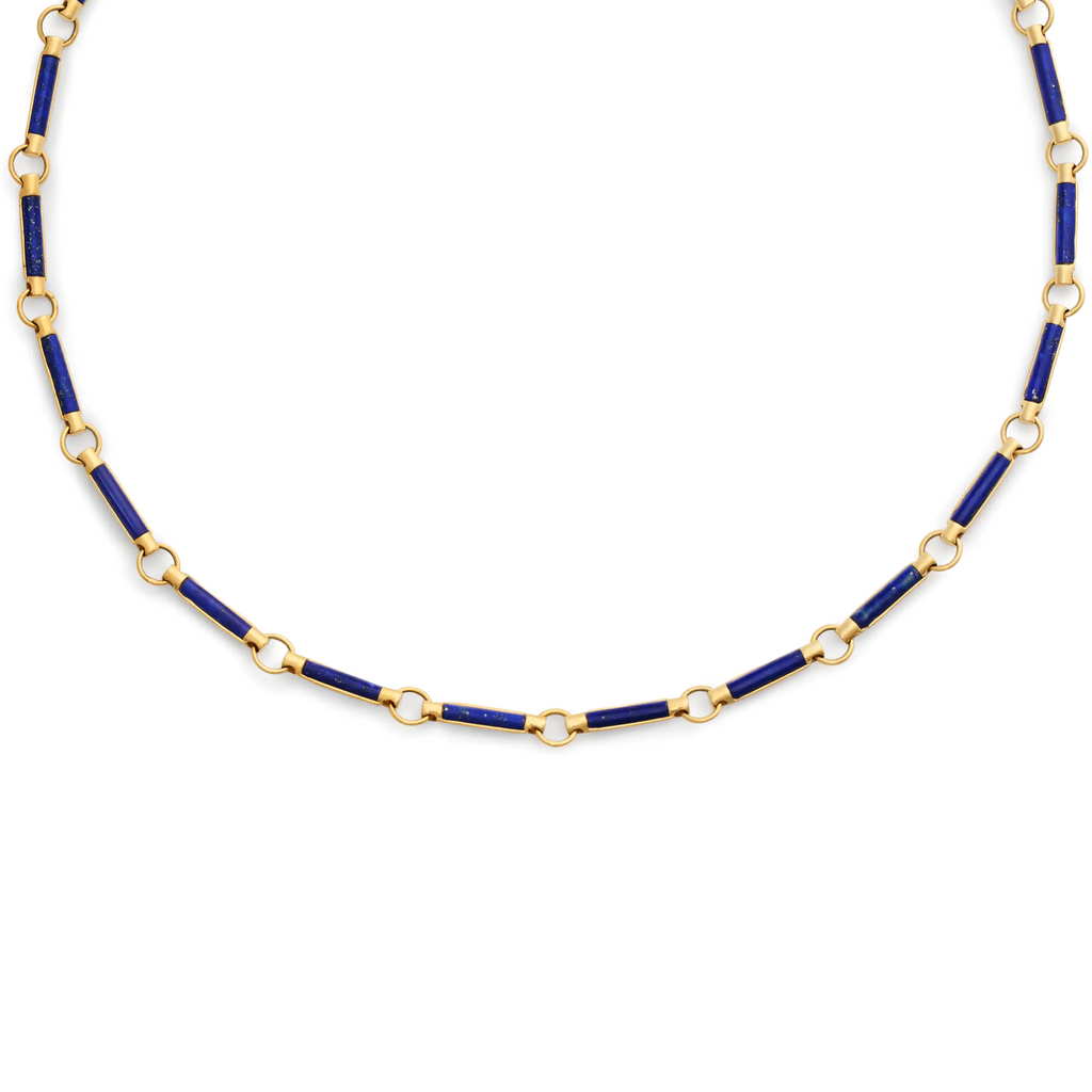 Element | Element Chain | Lapis, Yellow Gold view 1