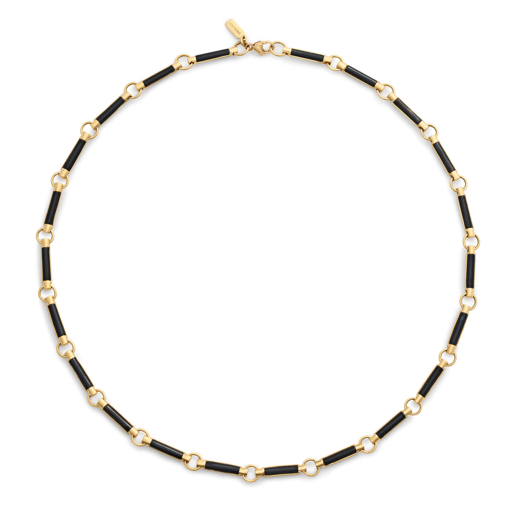 18K Yellow Gold Element | Element Chain | Onyx, Yellow Gold – FoundRae view 3