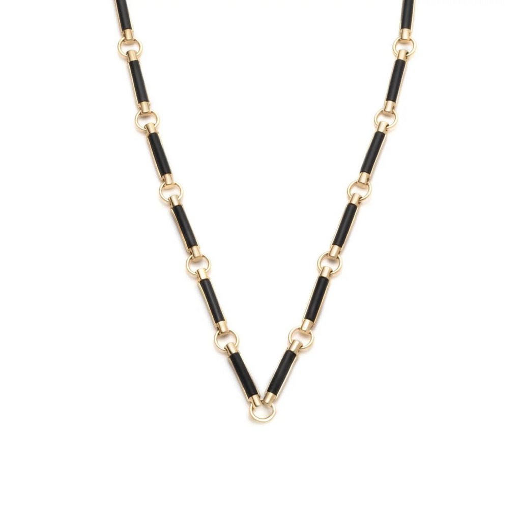 Onyx Stone Chain Choker view 1