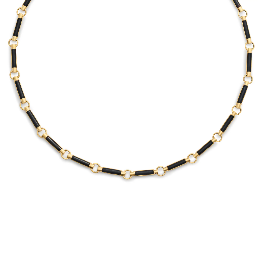 18K Yellow Gold Element | Element Chain | Onyx, Yellow Gold – FoundRae view 1
