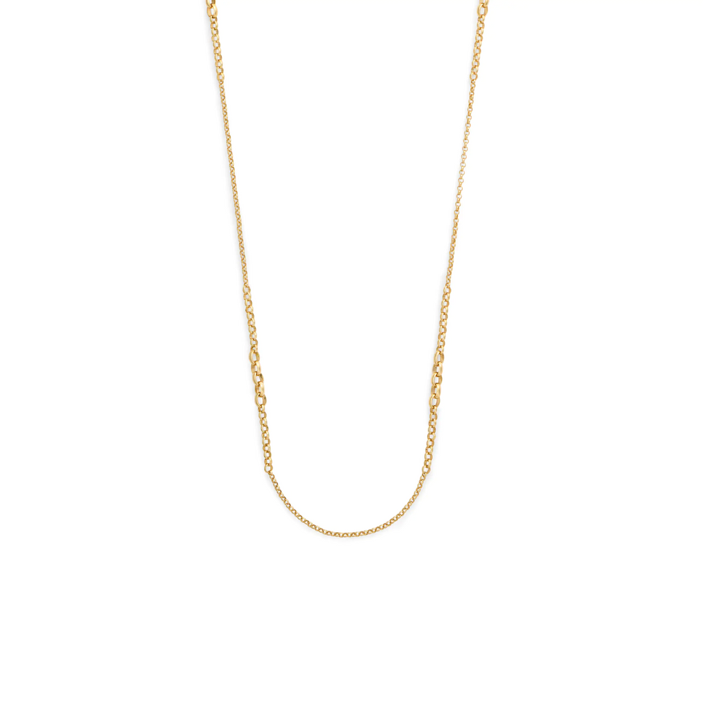 Belcher | Small Graduating Belcher Chain | 18K Yellow Gold – FoundRae view 3