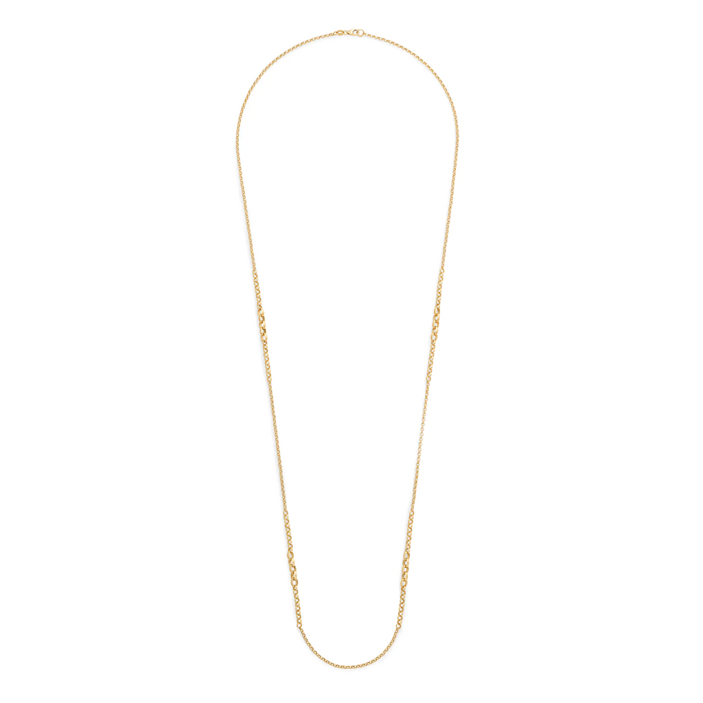 Belcher | Small Graduating Belcher Chain | 18K Yellow Gold – FoundRae view 4