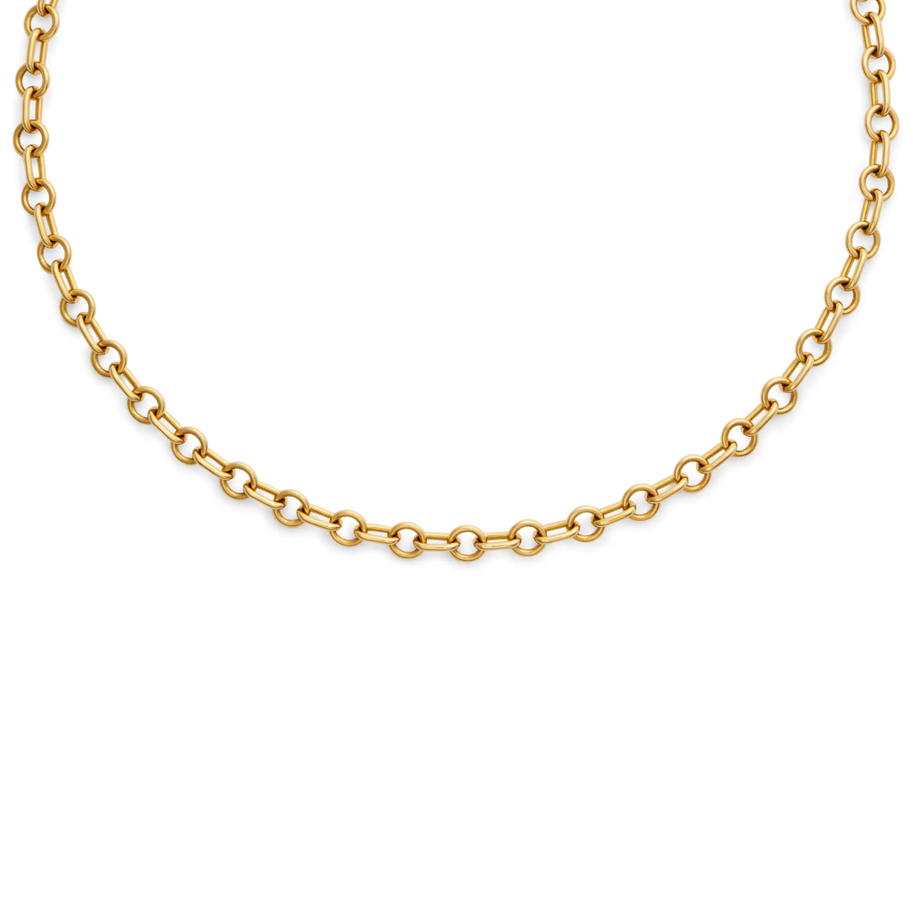 Mixed Link | Small Mixed Link Chain | Yellow Gold view 1