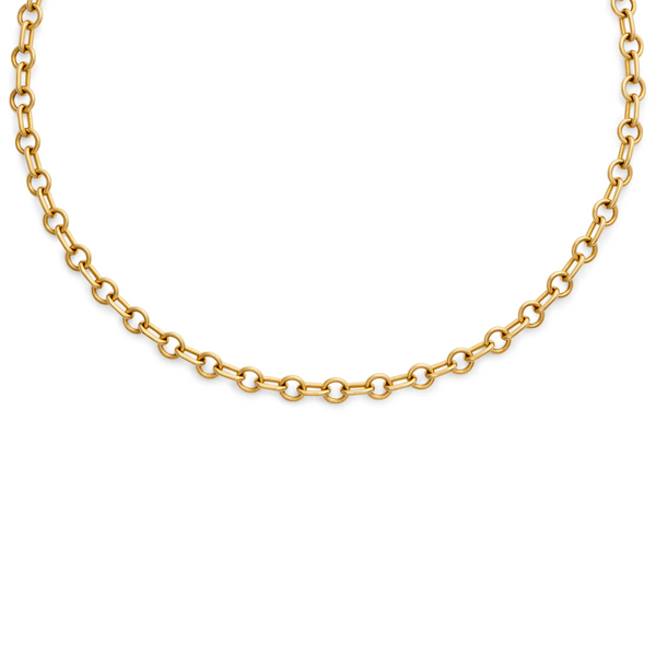 Mixed Link | Small Mixed Link Chain | 18K Yellow Gold