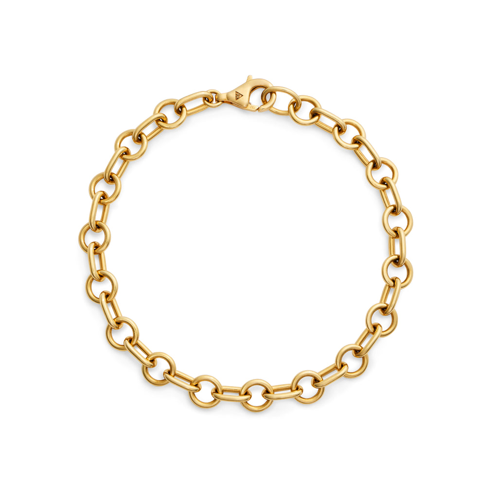 Mixed Link | Small Mixed Link Bracelet | Yellow Gold view 1