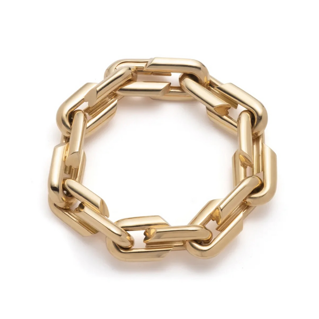 Oversized Strong Hearts Love Link Bracelet view 1