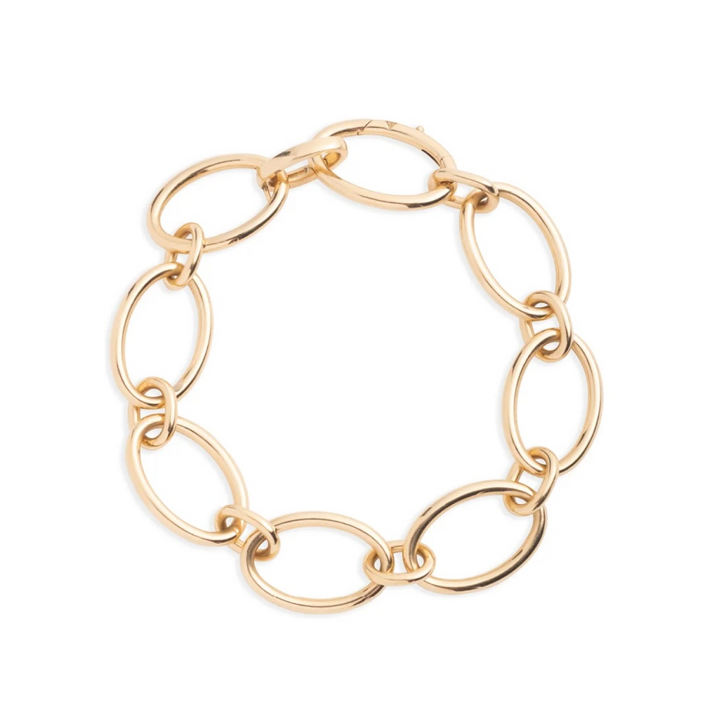 Oval Link Chain Bracelet view 1