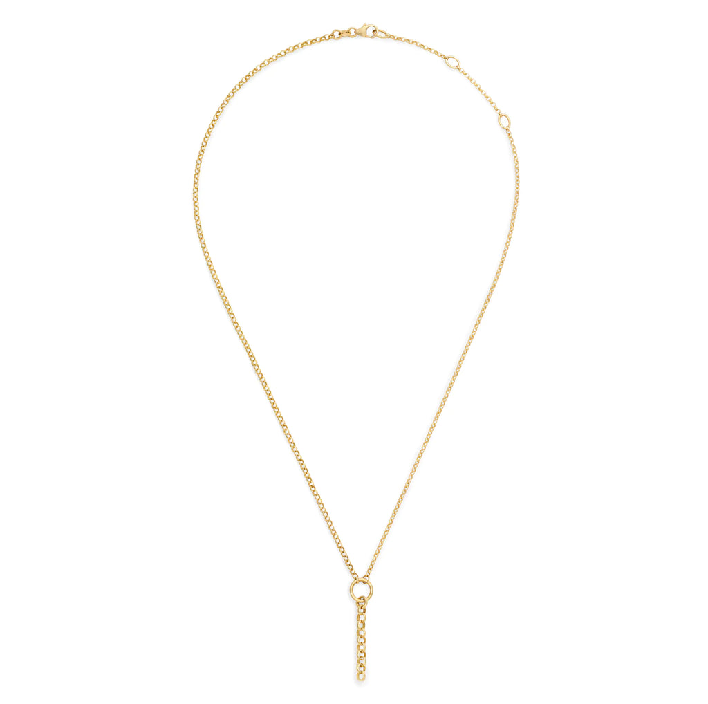 18K Yellow Gold Belcher | Small Mixed Belcher Extension Chain | 18K Yellow Gold – FoundRae view 3