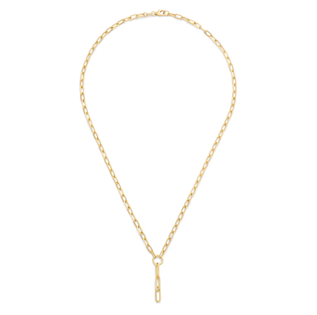 18K Yellow Gold Clip | Small Clip Extension Chain | 18K Yellow Gold – FoundRae view 3