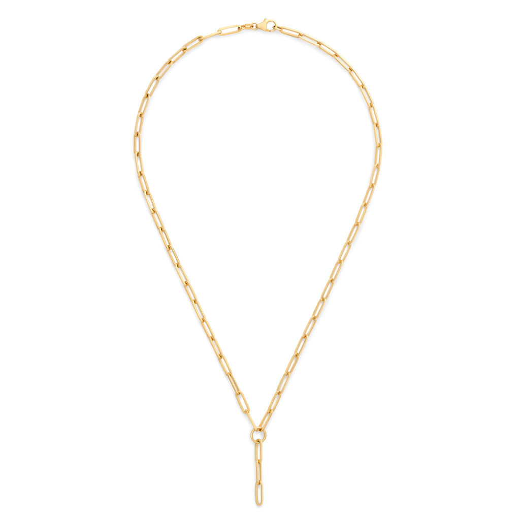 18K Yellow Gold Clip | Medium Clip Extension Chain | 18K Yellow Gold – FoundRae view 2