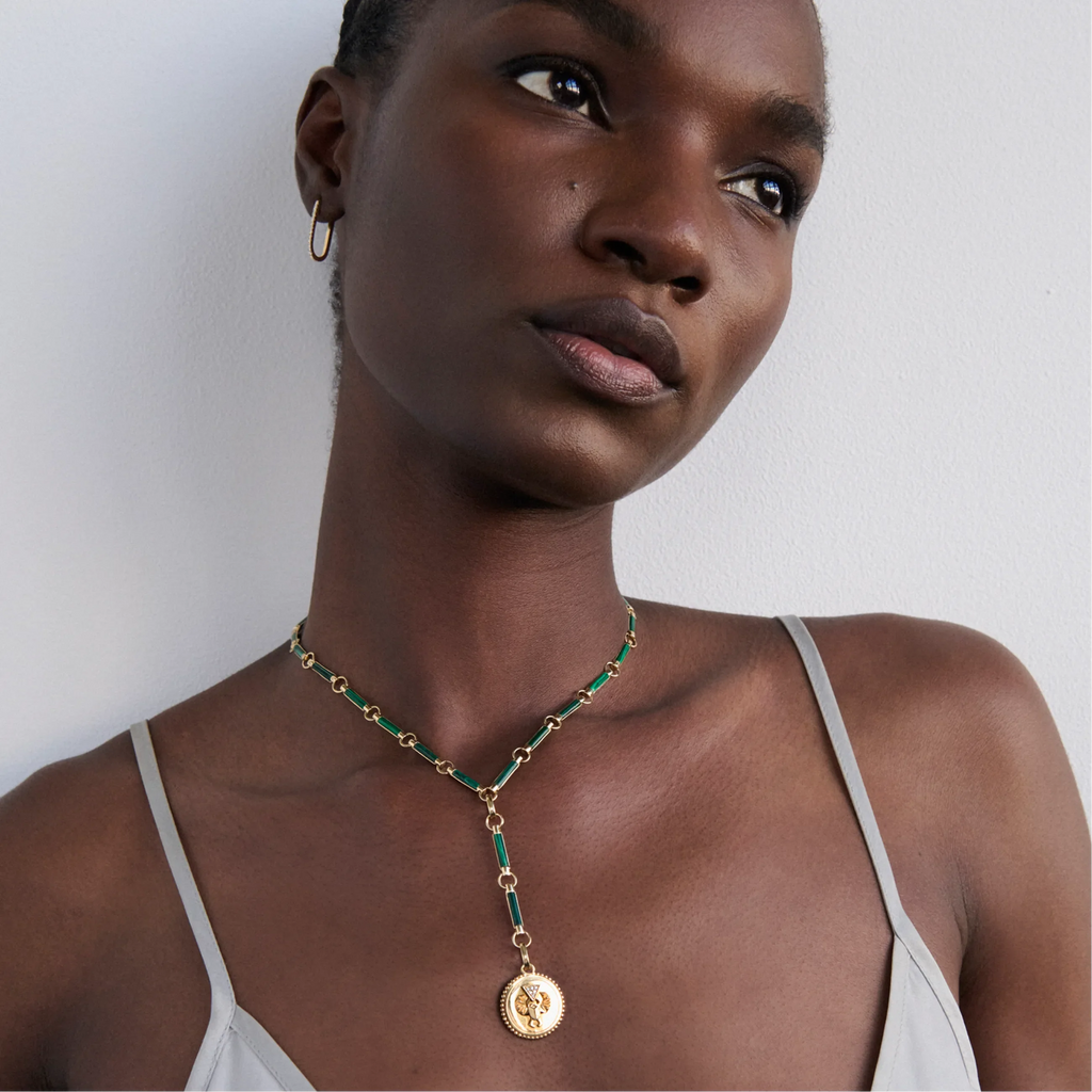Element | Element Extension Chain | Malachite, Yellow Gold view 2