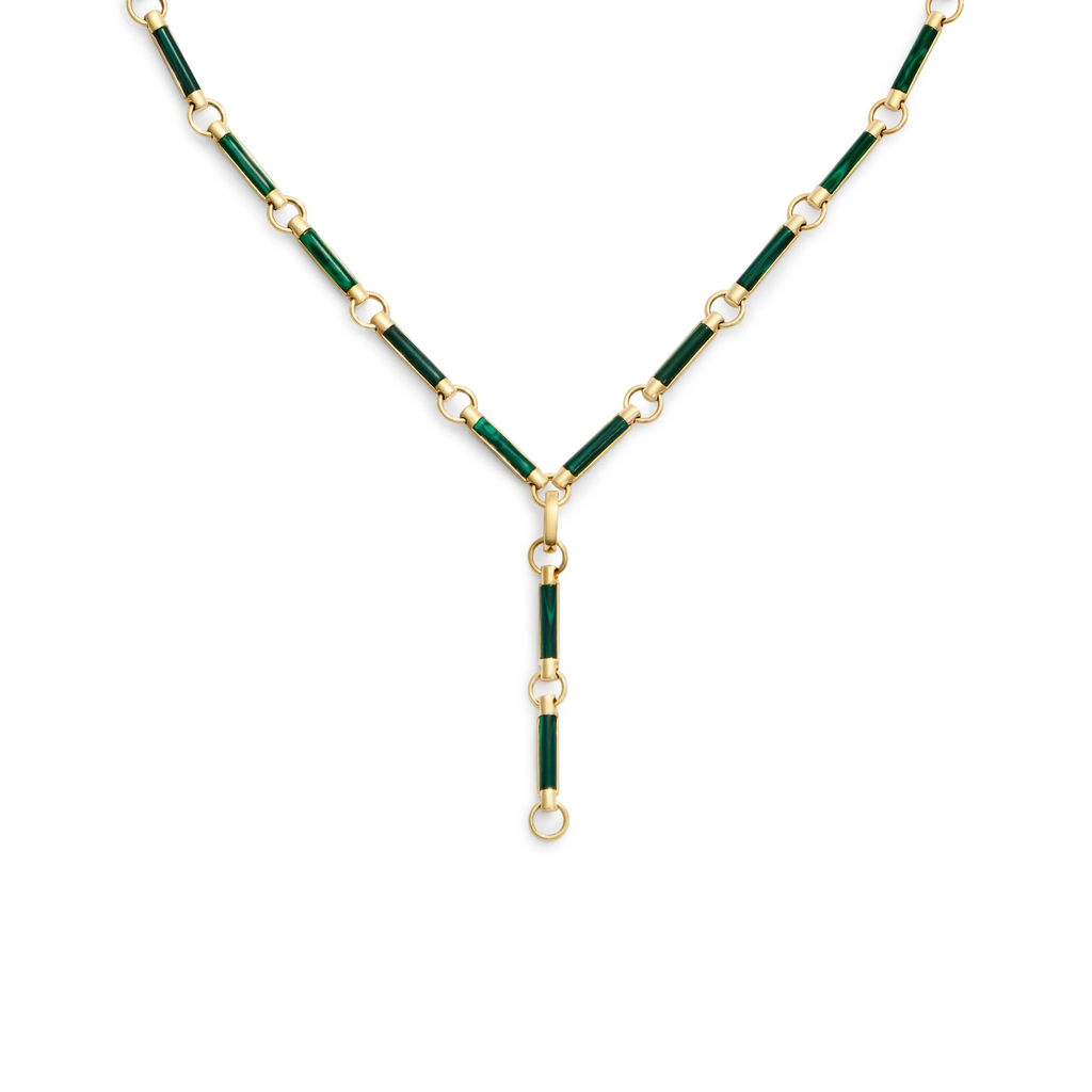 Element | Element Extension Chain | Malachite, Yellow Gold view 1