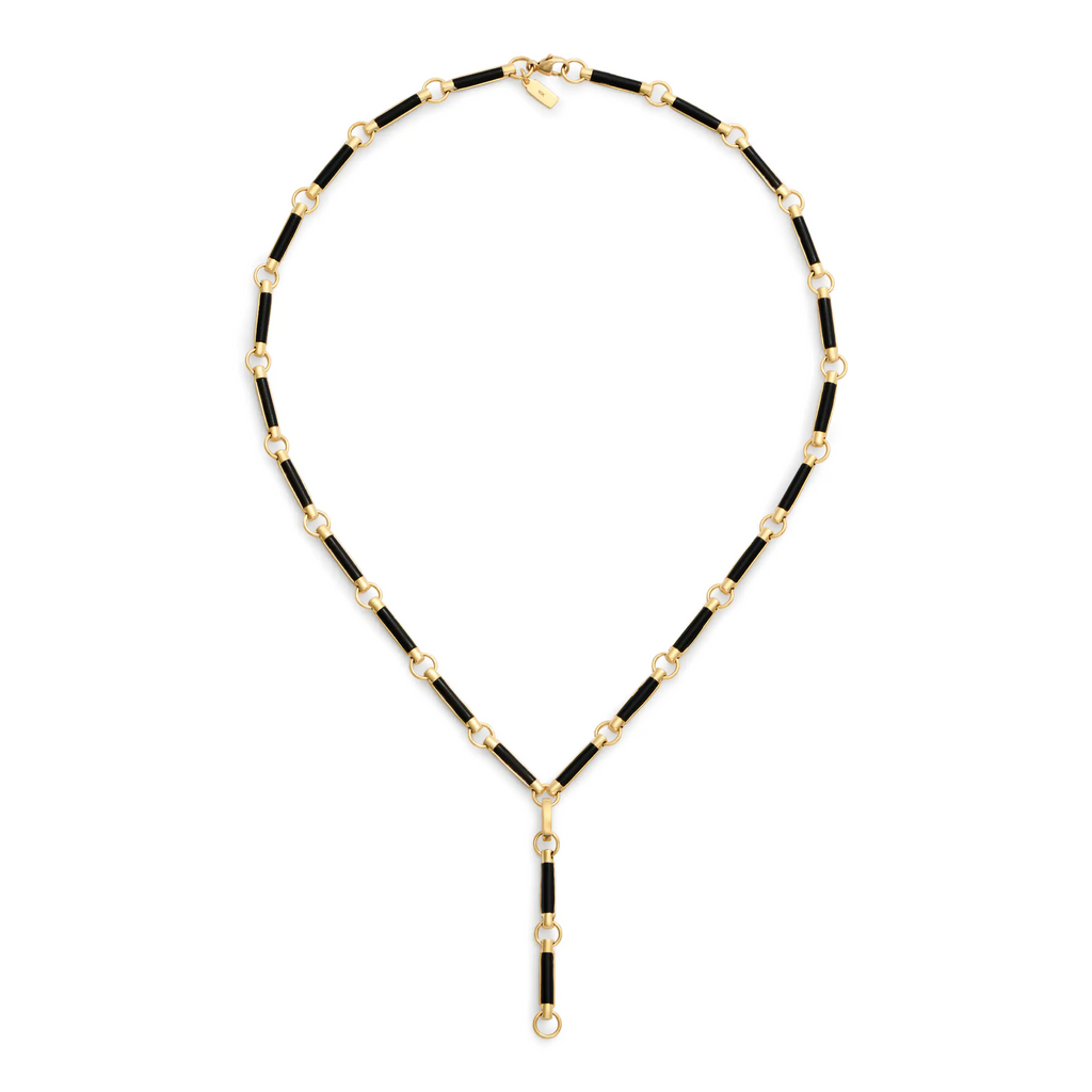 18K Yellow Gold Element | Element Extension Chain | Onyx, Yellow Gold – FoundRae view 3
