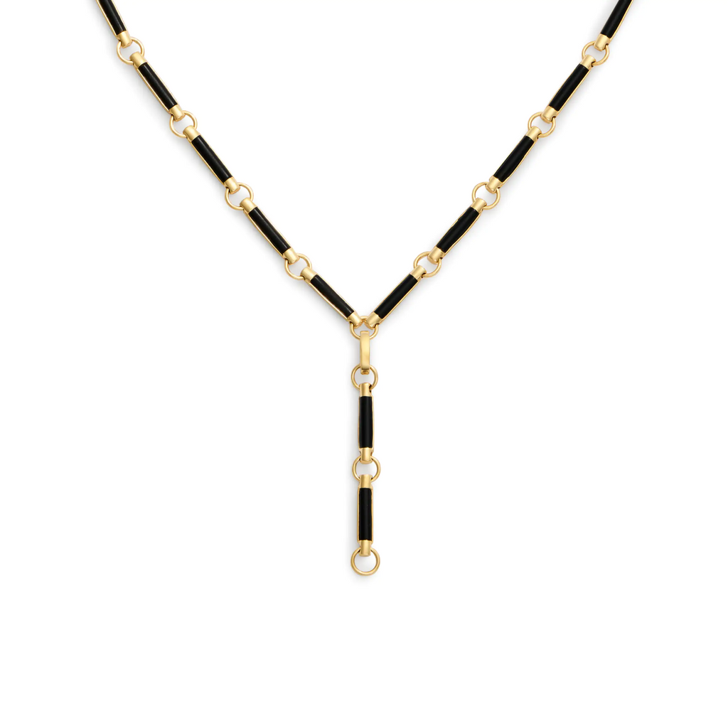18K Yellow Gold Element | Element Extension Chain | Onyx, Yellow Gold – FoundRae view 1