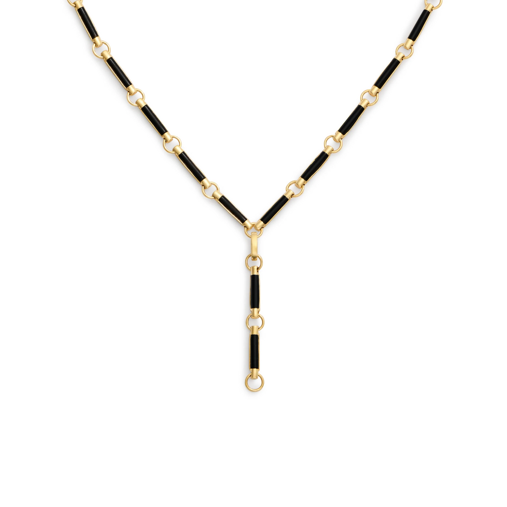 Element | Element Extension Chain | Onyx, Yellow Gold view 1