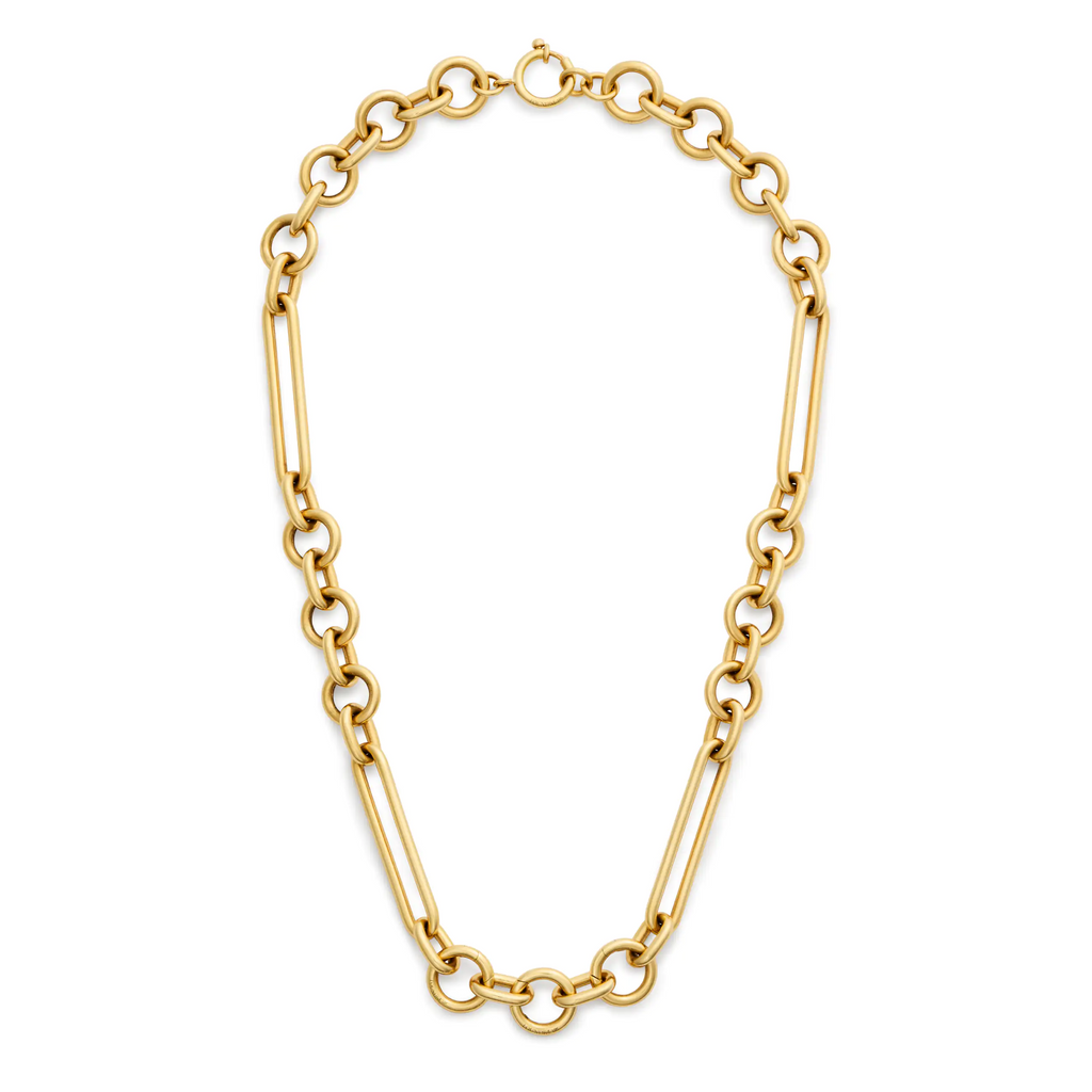 Mixed Clip | Oversized Mixed Clip Chain | 18K Yellow Gold view 2
