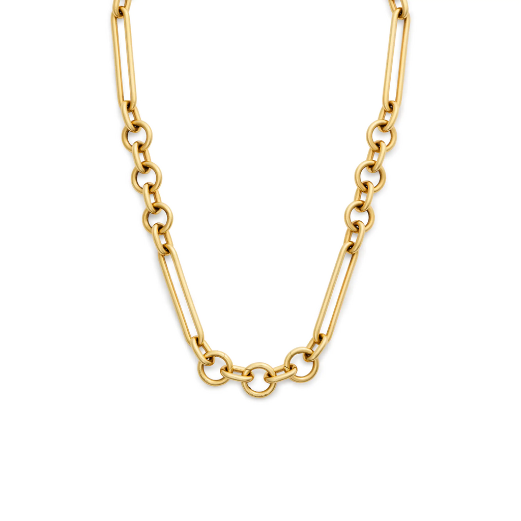 Mixed Clip | Oversized Mixed Clip Chain | Yellow Gold view 1