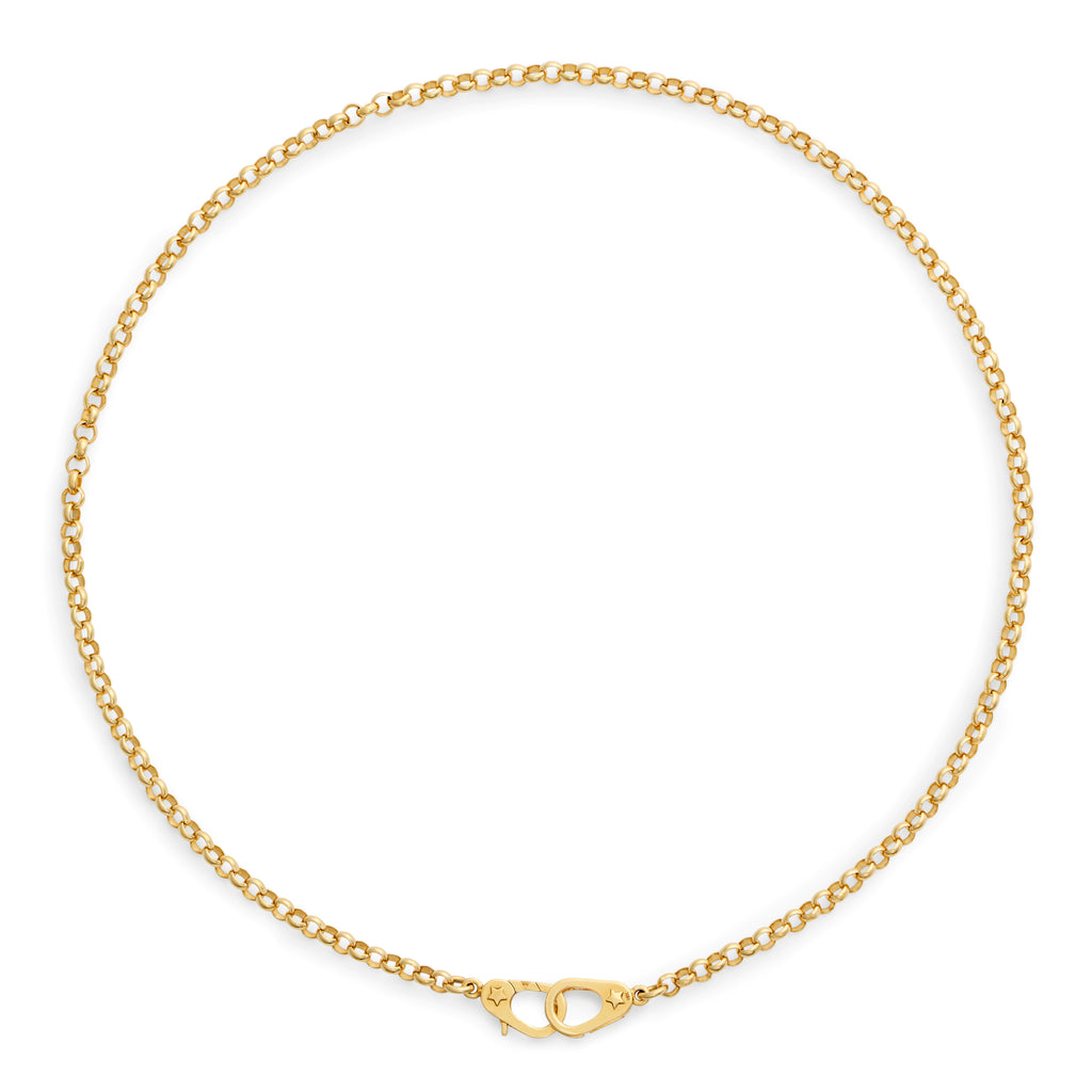 18K Yellow Gold Belcher | Medium Belcher Chain with Sister Hooks | Yellow Gold – FoundRae view 6