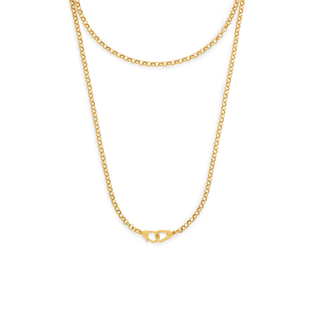 Belcher | Medium Belcher Chain with Sister Hooks | Yellow Gold view 1