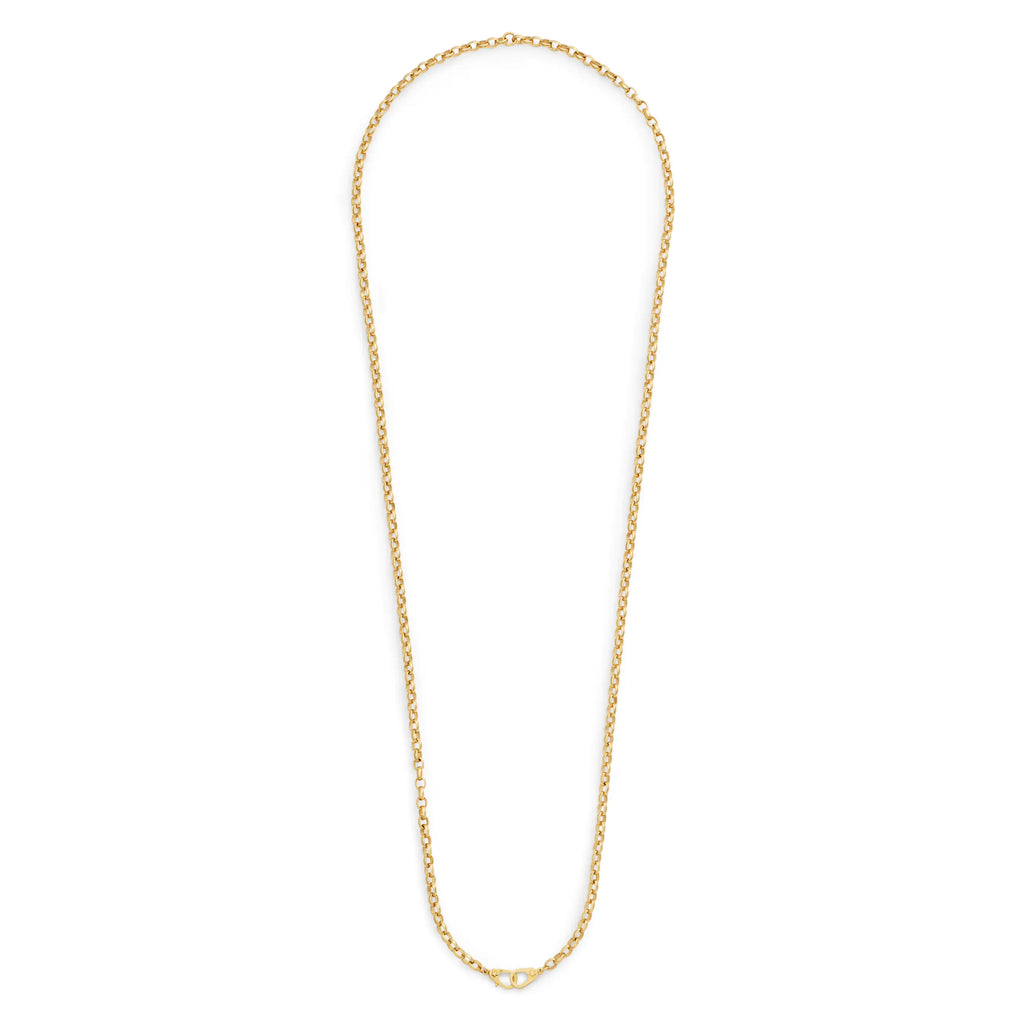 18K Yellow Gold Belcher | Medium Belcher Chain with Sister Hooks | 18K Yellow Gold – FoundRae view 6