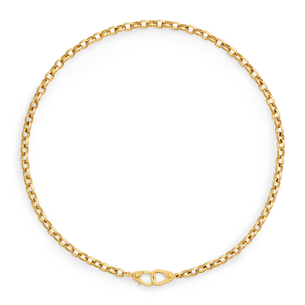 Belcher | Heavy Belcher Chain with Sister Hooks | Yellow Gold view 2