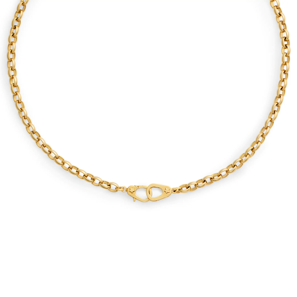 Belcher | Heavy Belcher Chain with Sister Hooks | Yellow Gold view 1