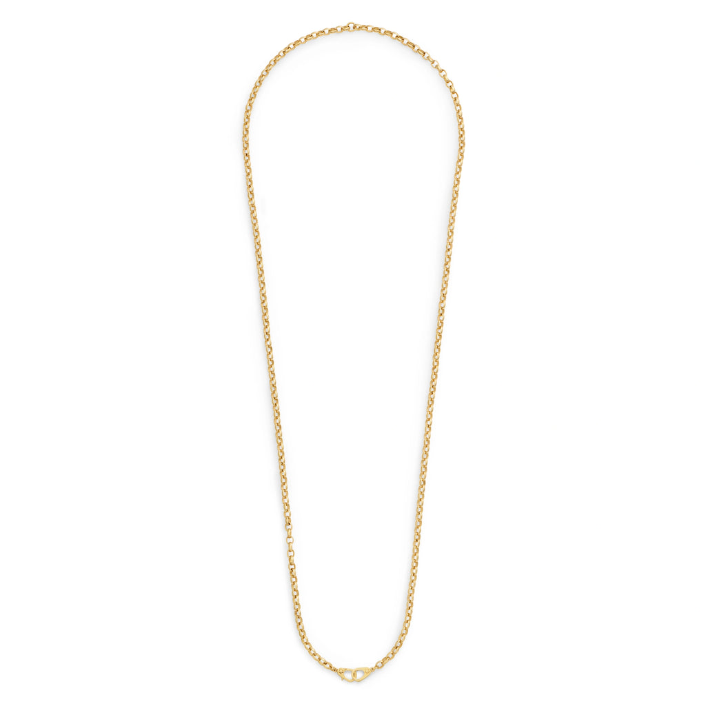 18K Yellow Gold Belcher | Heavy Belcher Chain with Sister Hooks | Yellow Gold – FoundRae view 4