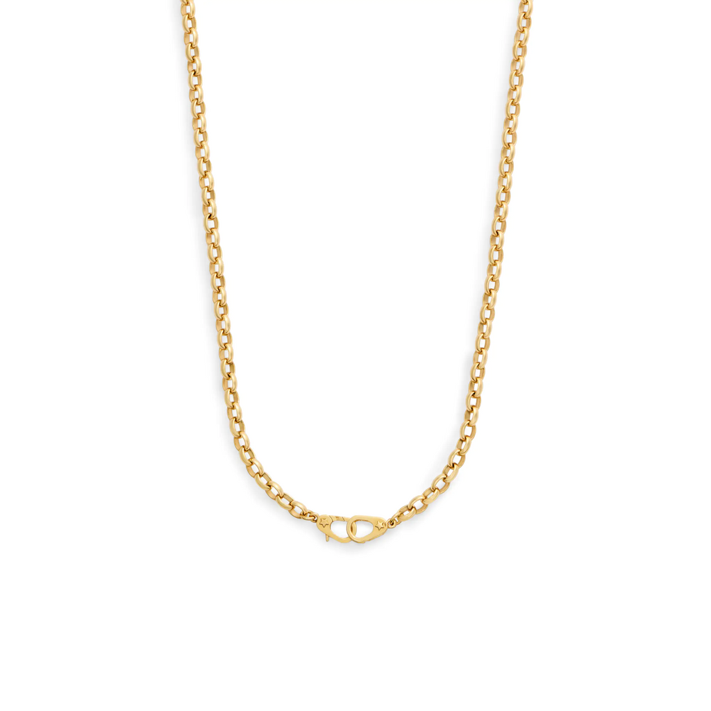 18K Yellow Gold Belcher | Heavy Belcher Chain with Sister Hooks | Yellow Gold – FoundRae view 3