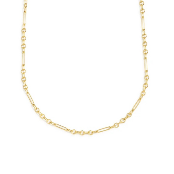 Fine Mixed Clip Chain Necklace