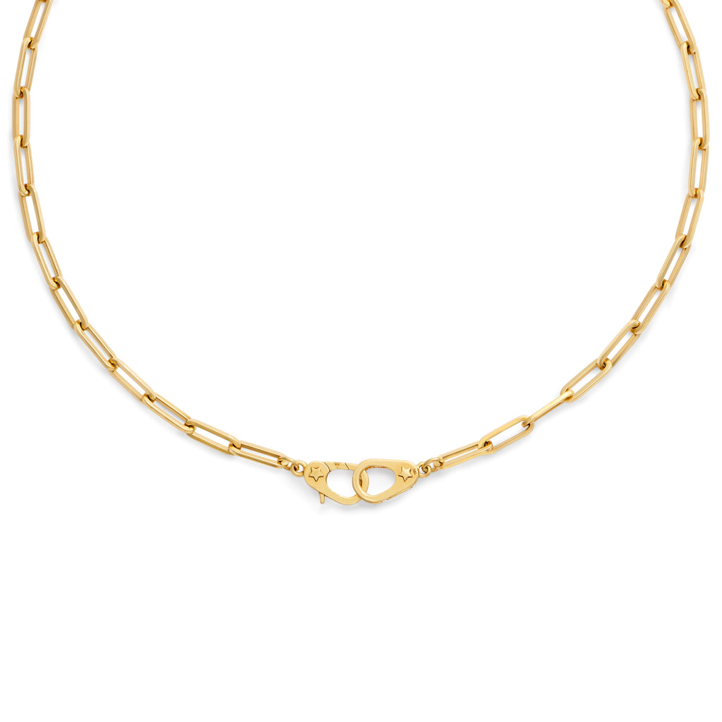 Clip | Medium Clip Chain with Sister Hooks | Yellow Gold view 1