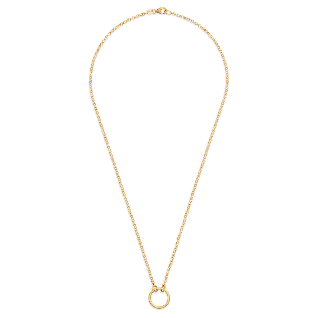 18K Yellow Gold Belcher | Small Belcher Open Chain with Medium Annex Link | 18K Yellow Gold – FoundRae view 3