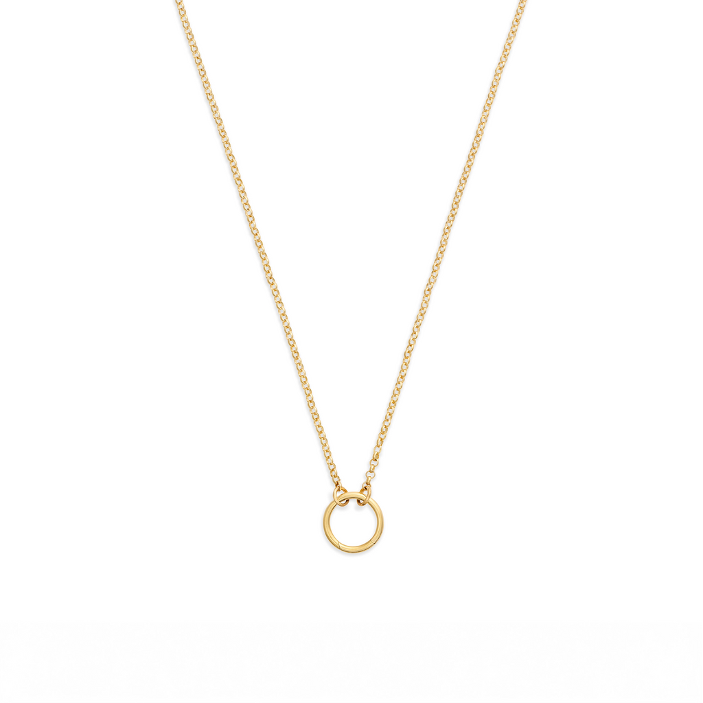 Belcher | Small Belcher Open Chain with Medium Annex Link | 18K Yellow Gold view 1